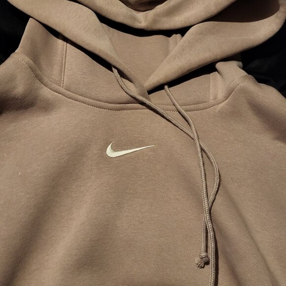 Nike Phoenix oversized hoodie & high waisted jogger sweatpants - diffused taupe - Picture 3 of 9